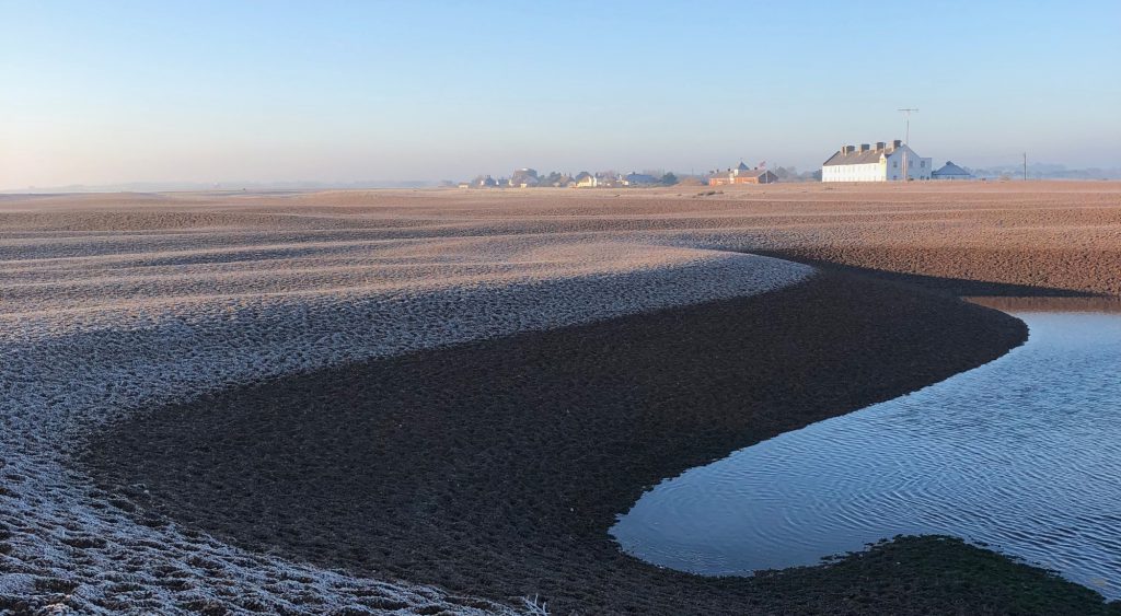 Shingle Street in the frost