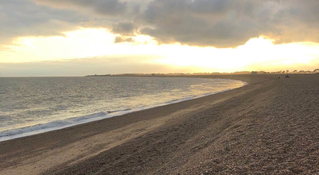 Shingle Street beach looking south