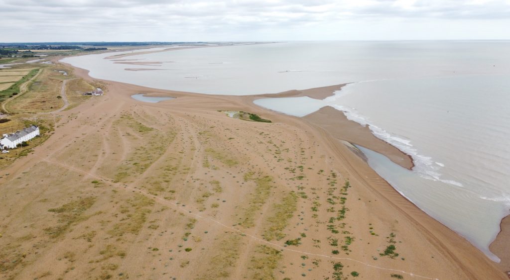 Shingle Street aerial view