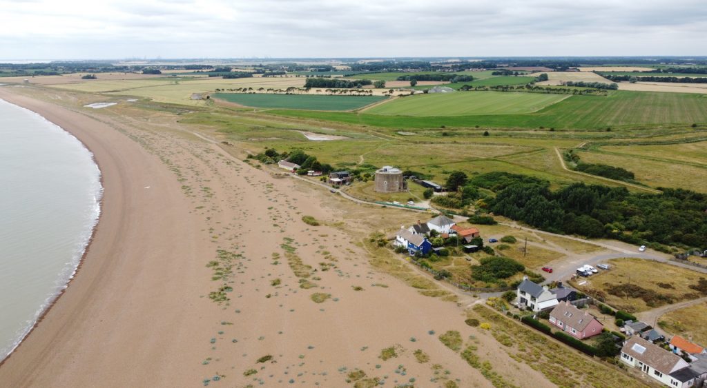 Shingle Street aerial view