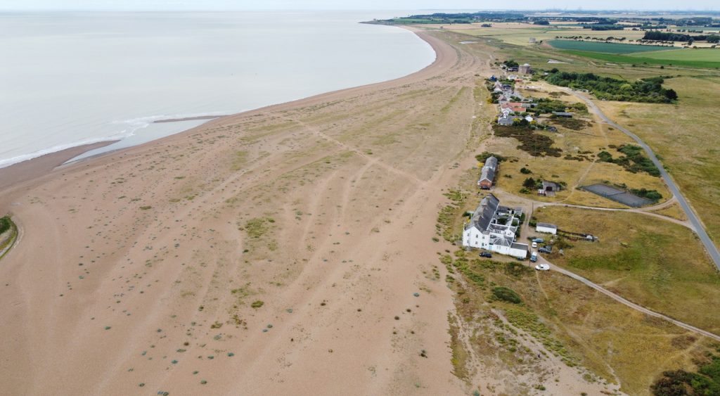 Shingle Street aerial view