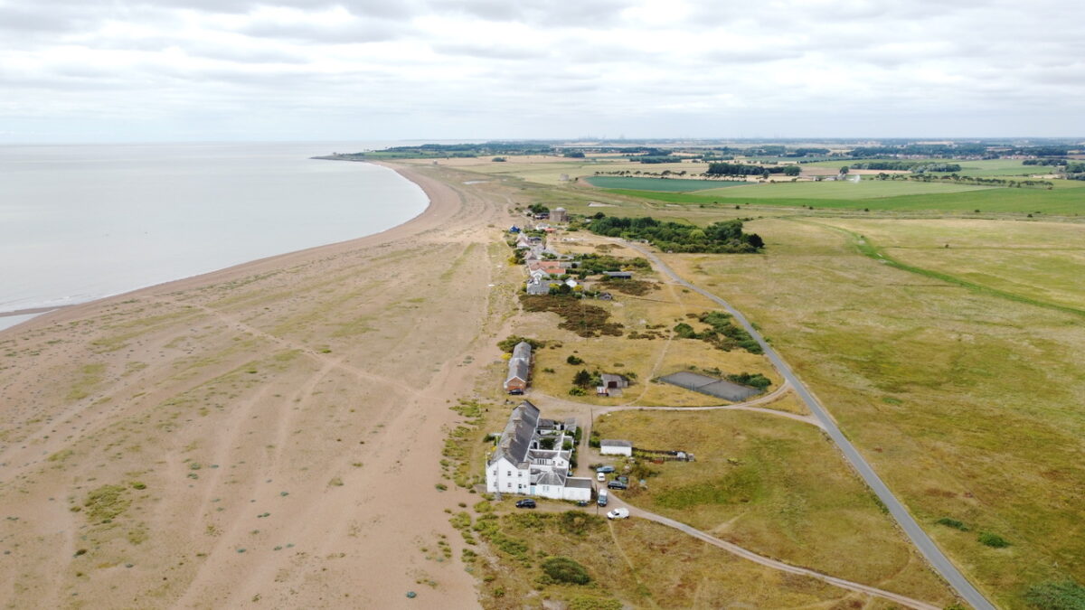 Shingle Marshes is a re-wilding project in Shingle Street